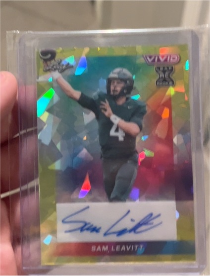 2024 Leaf Vivid #BA-SL1 Sam Leavitt — front