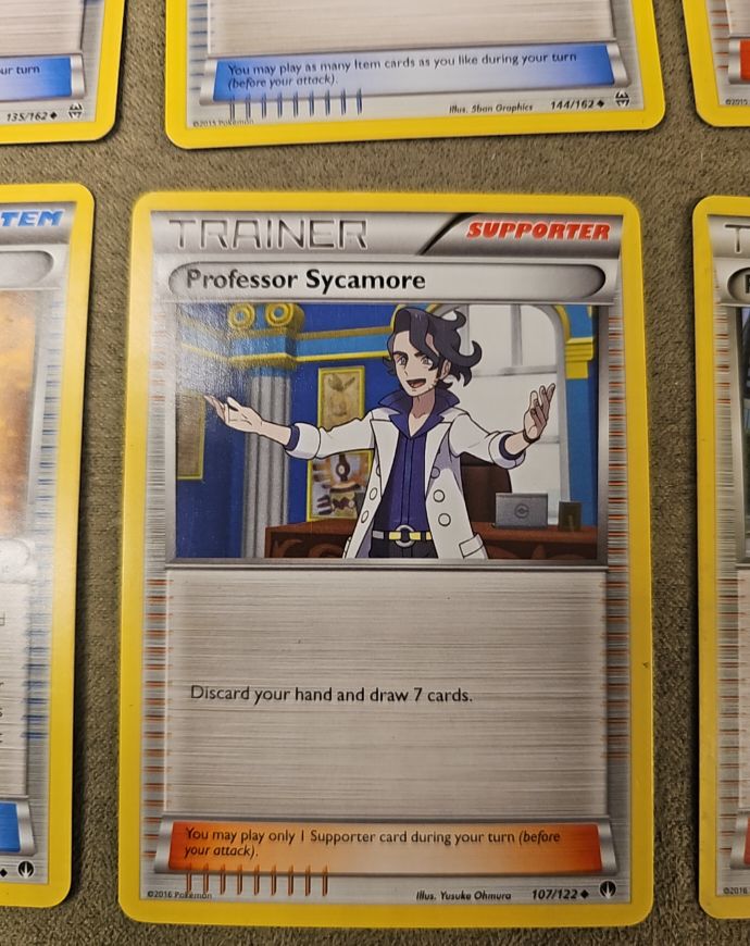 2016 Pokémon BREAKpoint #107 Professor Sycamore — front