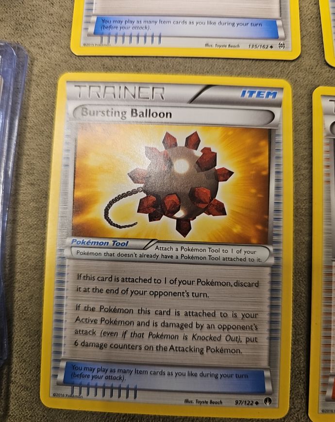 2016 Pokémon Breakpoint #97 Bursting Balloon — front