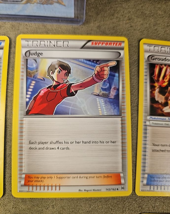 2015 Pokémon XY Breakthrough #143 Judge — front