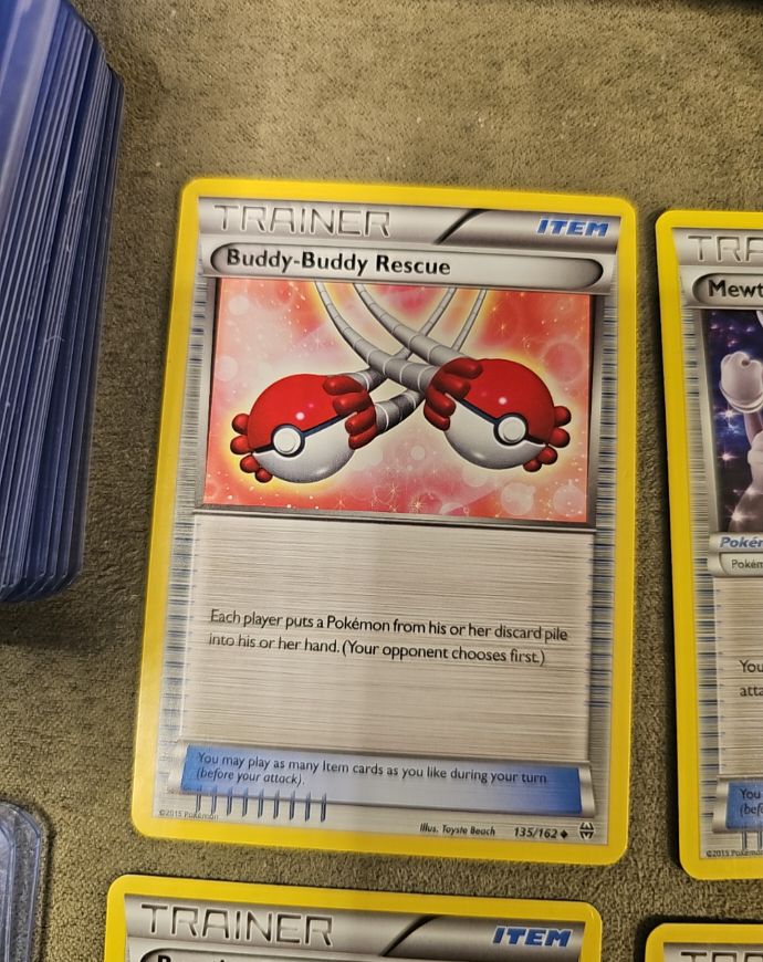2015 Pokémon Breakthrough #135 Buddy-Buddy Rescue — front