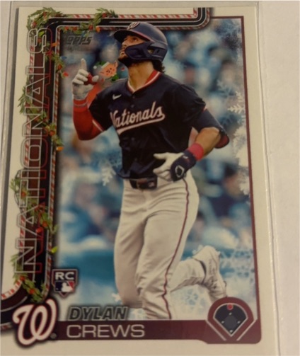 2025 Topps Holiday #HE-19 Dylan Crews — front