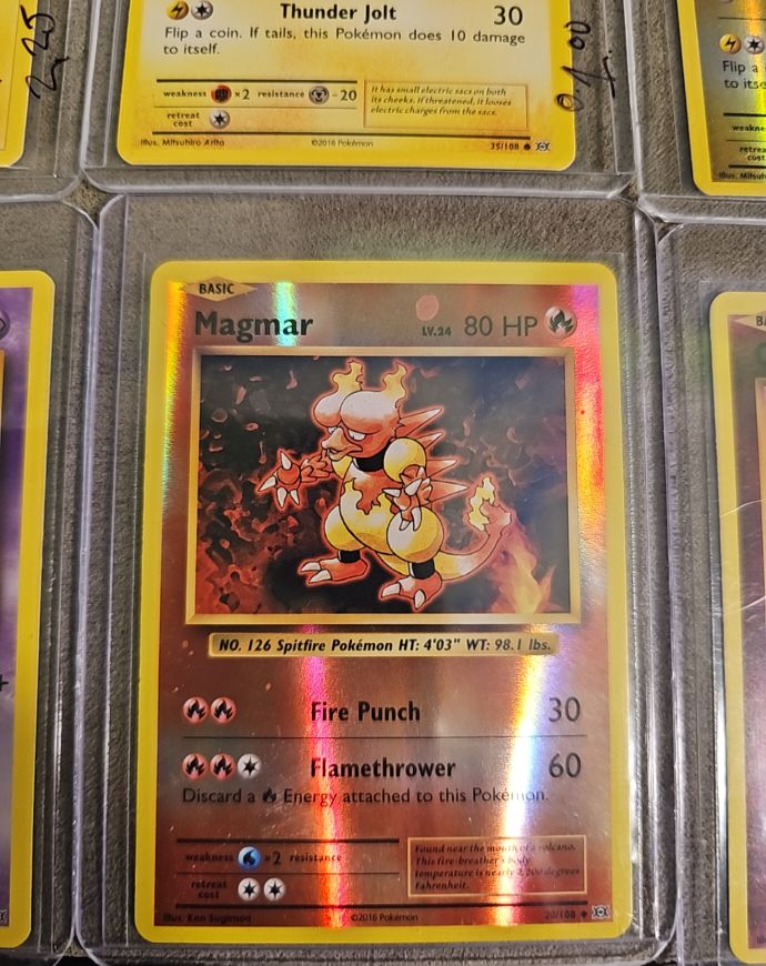 2016 Pokemon XY Evolutions #20 Magmar — front