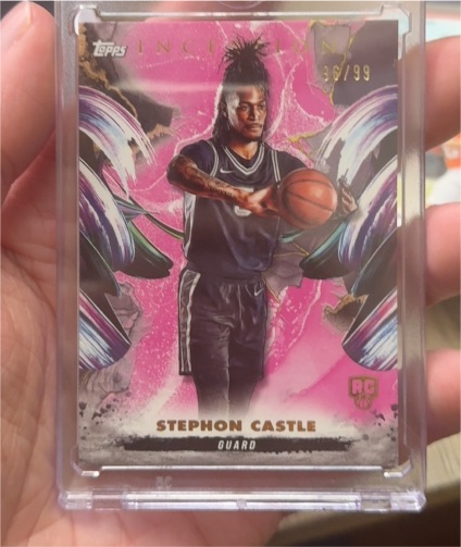 2024-25 Topps Inception #3 Stephon Castle — front