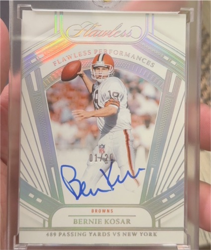2024 Panini Flawless Performances #FP-BKR Bernie Kosar — front