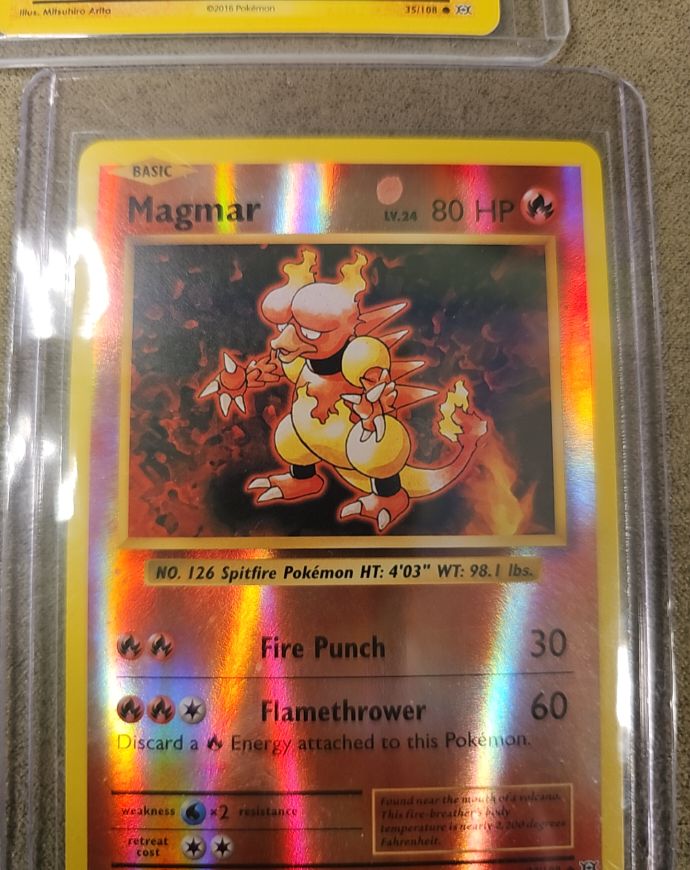 2016 Pokémon XY Evolutions #20 Magmar — front