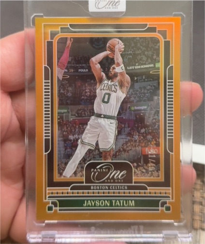 2024-25 Panini One And One #0 Jayson Tatum — front