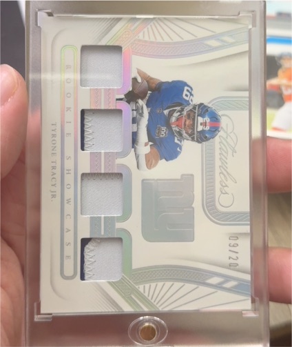 2024 Panini Flawless Rookie Showcase #RS-TTJ Tyrone Tracy Jr. — front