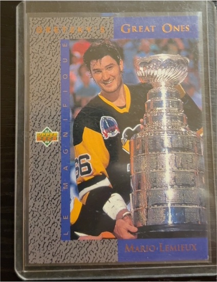 1993-94 Upper Deck Gretzky's Great Ones #GG4 Mario Lemieux — front