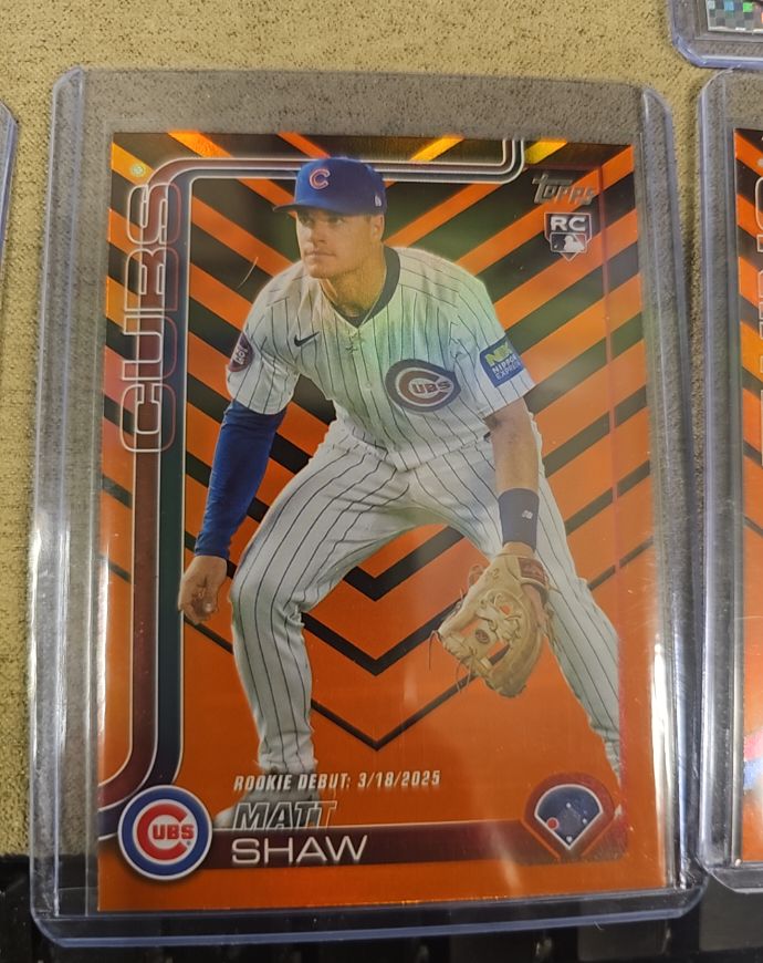 2025 Topps Update #US345 Matt Shaw — front