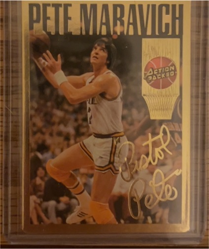 1994 Action Packed Basketball Hall of Fame #26 Pete Maravich — front