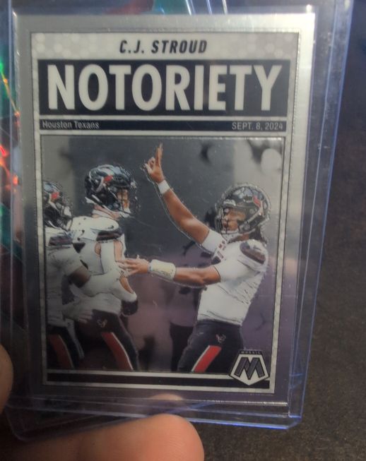 2025 Panini Mosaic Notoriety #5 C.J. Stroud — front