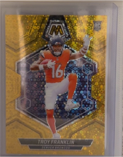 2023 Panini Mosaic #215 Troy Franklin — front