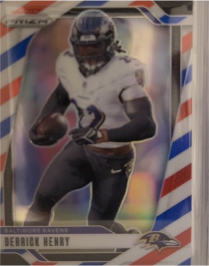 2024 Panini Prizm #20 Derrick Henry Red White and Blue — front