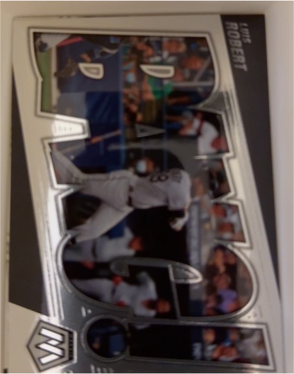 2022 Panini Mosaic #BG-4 Luis Robert Bang! — front