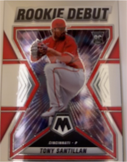 2022 Panini Mosaic Rookie Debut #RD-2 Tony Santillan — front