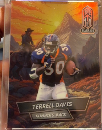 2021 Wild Card True 1of1 Silver Age Terrell Davis — front