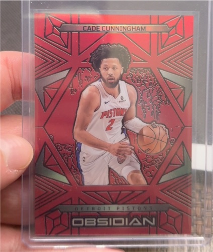 2024-25 Panini Obsidian #27 Cade Cunningham — front