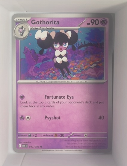 2025 Pokémon Scarlet & Violet #042 Gothorita — front