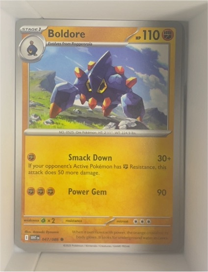 2023 Pokémon SV: White Flare #047 Boldore — front