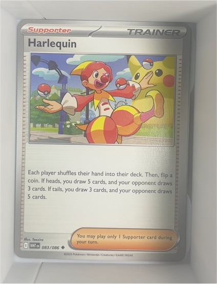 2025 Pokémon SV: White Flare #083 Harlequin — front