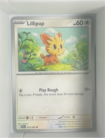 2023 Pokémon Scarlet & Violet #074 Lillipup — front