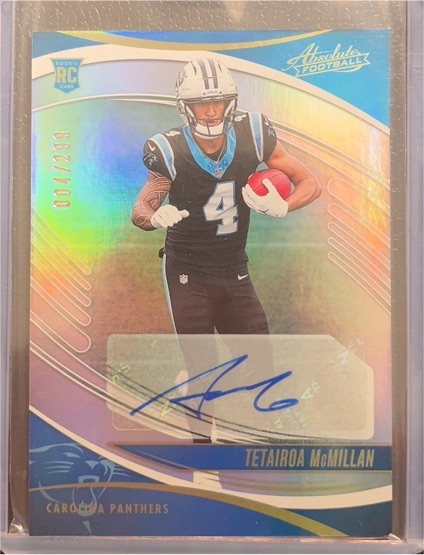2025 Panini Absolute #183 Tetairoa McMillan — front