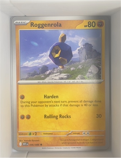 2025 Pokémon SV: White Flare #046 Roggenrola — front