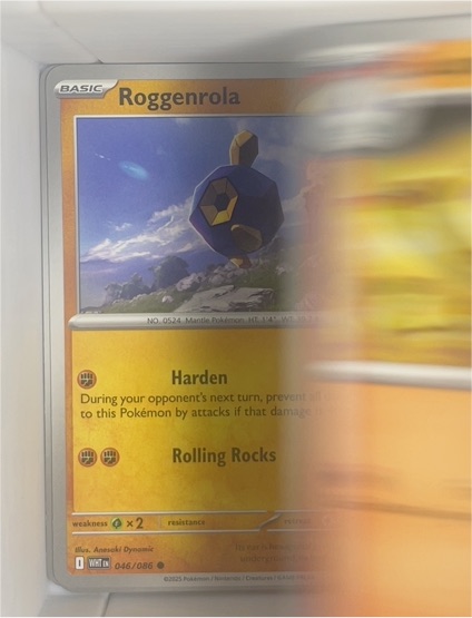 2025 White Flare #046 Roggenrola — front