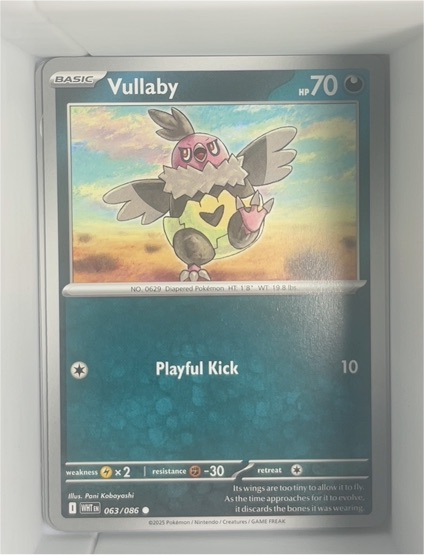 2015 Pokémon SV: White Flare #063 Vullaby — front
