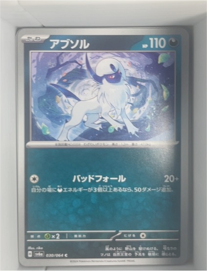 2024 Pokemon SV6a #030 Absol Night Wanderer — front