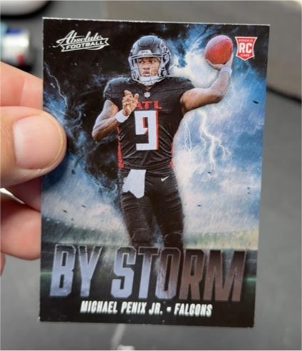 2024 Panini Absolute By Storm #BS-MPJ Michael Penix Jr. RC — front