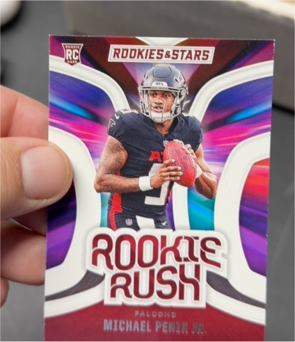 2024 Panini Rookies & Stars #RR-MPJ Michael Penix Jr. Rookie Rush — front