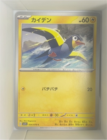 2023 Pokémon Scarlet & Violet #024 Wattrel — front
