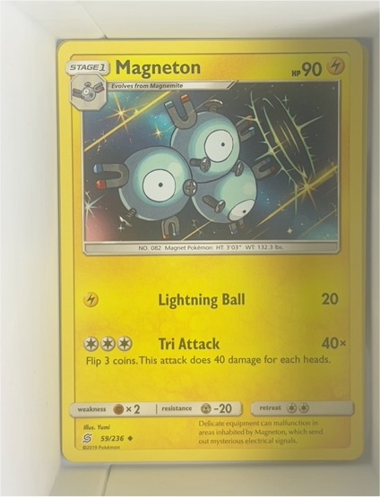 2019 Pokémon Unified Minds #59 Magneton — front