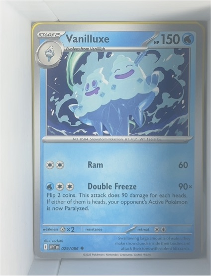 2025 Pokémon SV: White Flare #029 Vanilluxe — front