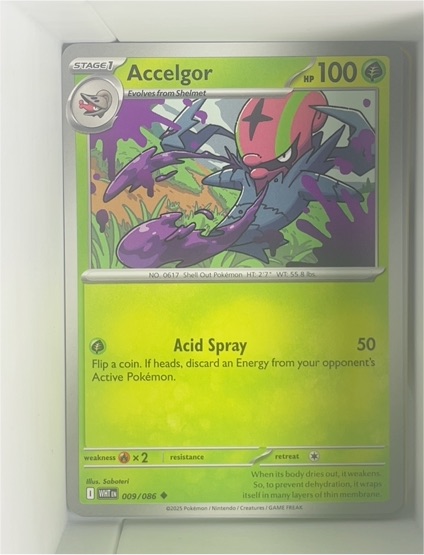 2025 Pokémon SV White Flare #009 Accelgor — front