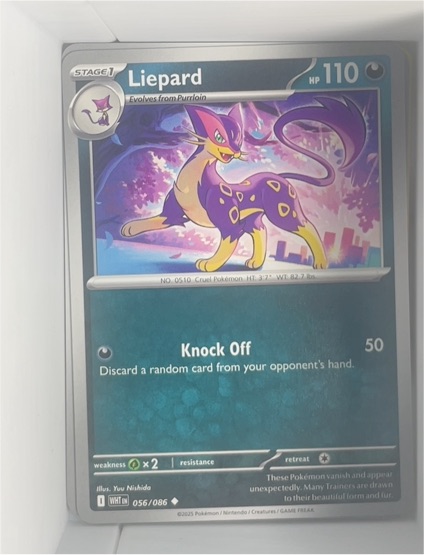 2025 Pokémon TCG White Flare #056 Liepard — front