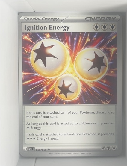 2025 Pokémon SV: White Flare #086 Ignition Energy — front