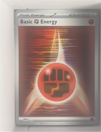 2025 Pokemon Scarlet & Violet #022 Basic Fighting Energy — front