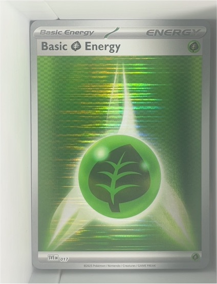 2025 Pokemon SVE #017 Basic Grass Energy — front
