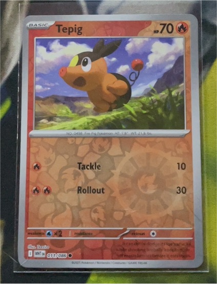 2025 Pokémon White Flare #011 Tepig — front