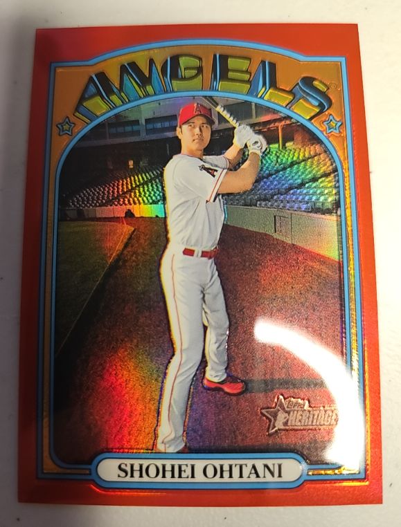 2021 Topps Heritage #245 Shohei Ohtani — front