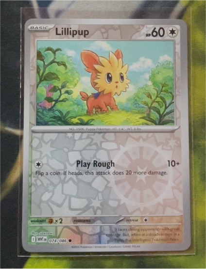 2022 Pokemon SV: White Flare #074 Lillipup — front