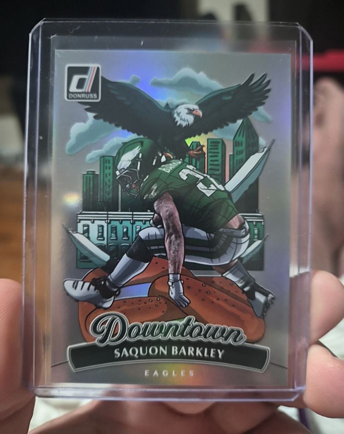2025 Panini Donruss #7 Saquon Barkley Downtown — front