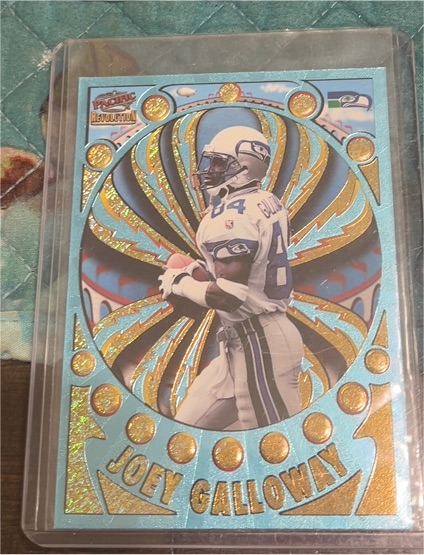 1997 Pacific Revolution Copper Foil #unknown Joey Galloway — front