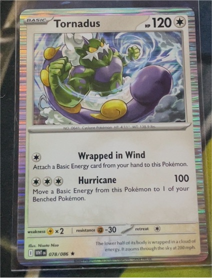 2025 Pokémon SV: White Flare #078 Tornadus — front