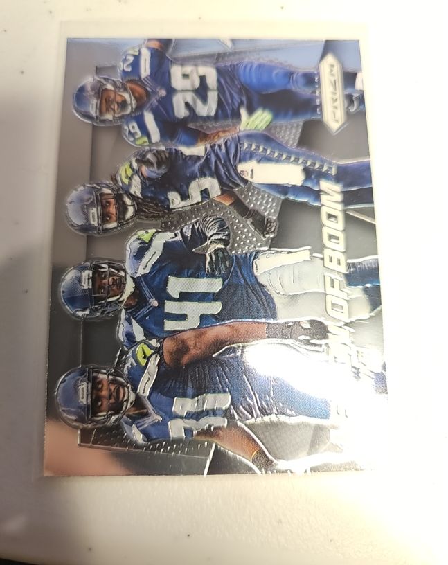 2014 Panini Prizm Legion of Boom #LOBO-1 Seattle Seahawks — front