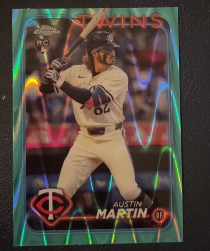 2024 Topps Chrome Update #USC172 Austin Martin — front