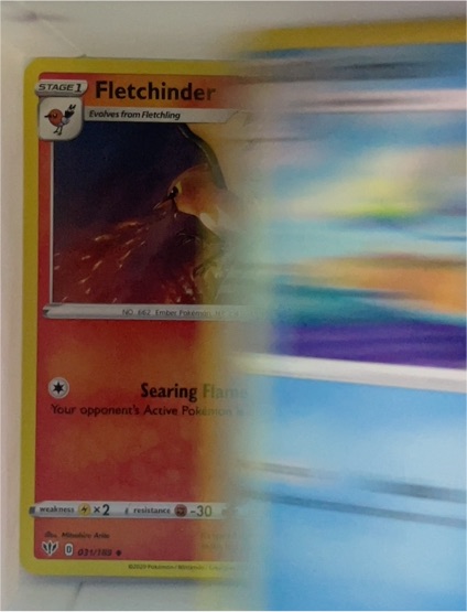 2022 Pokémon TCG SWSH Darkness Ablaze #31 Fletchinder — front